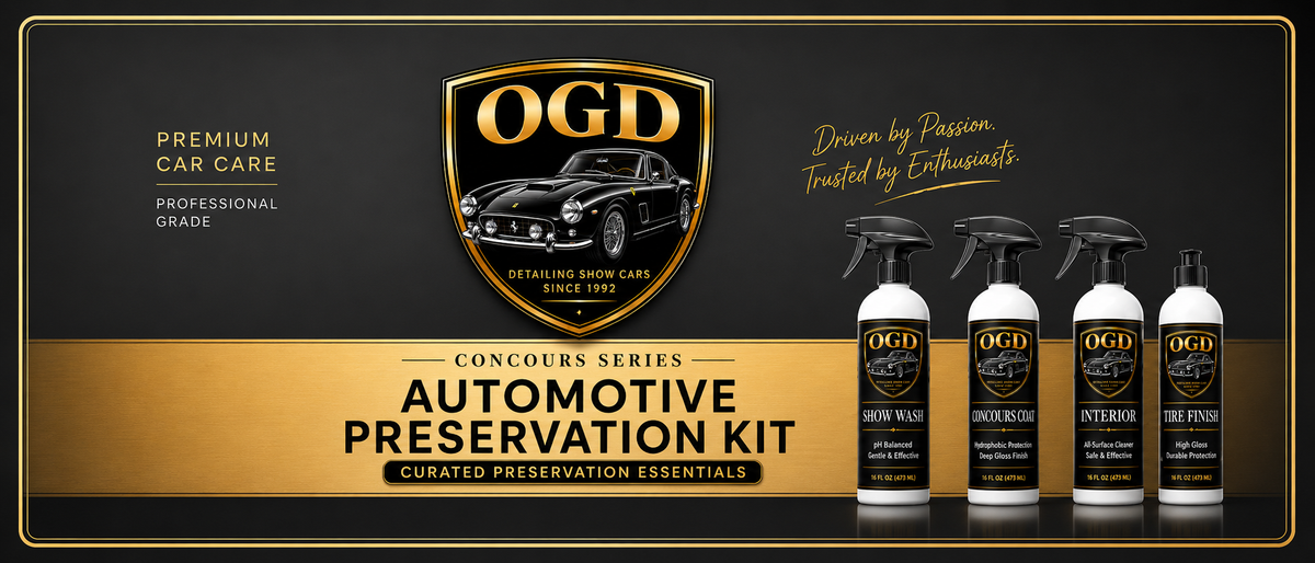 OGD Concours Series automotive preservation kit